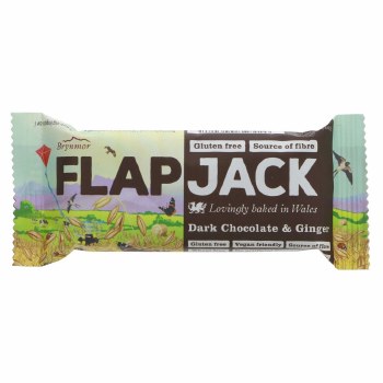 Brynmor Dark Chocolate and Ginger Flapjack