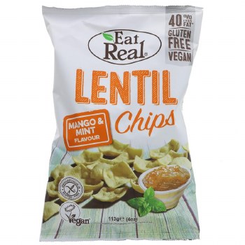 Eat Real Mango & Mint Lentil Chips
