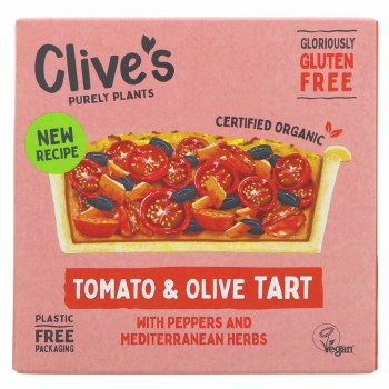 Clive's Tomato & Olive Tart