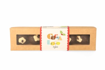 Cocoa Loco Organic Christmas Pudding Truffles
