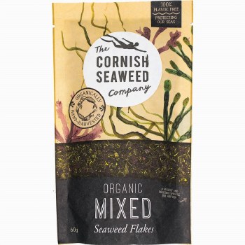 Cornish Organic Mixed Seaweed Flakes 60g