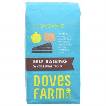 Doves Organic Wholemeal Self Raising Flour 1kg