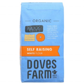 Doves Organic White Self Raising Flour 1kg