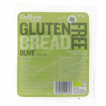 Dillon Organic Gluten Free Olive Sliced Bread
