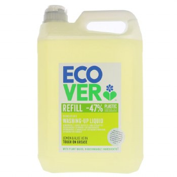 Ecover Washing Up Liquid Lemon & Aloe Vera 5L