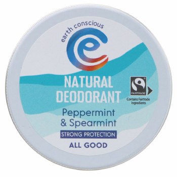 Earth Conscious Deodorant Peppermint & Spearmint Tin