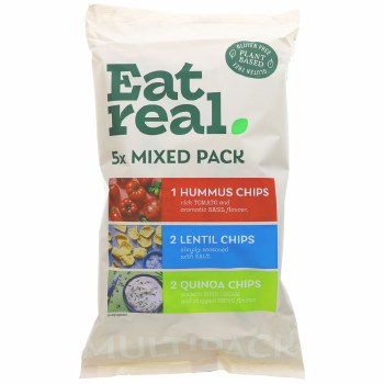 Eat Real Multipack: Hummus, Lentil and Quinoa Chips