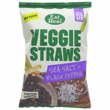 Eat Real Veggie Straws Sea Salt and Black Pepper