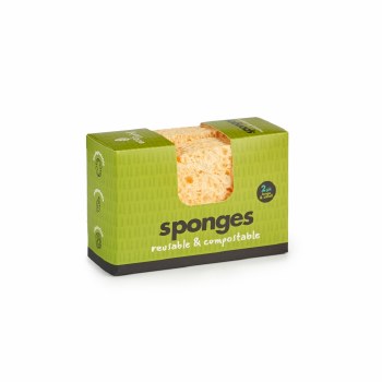 Ecolivng Sponges 2 Pack Large & Wavy