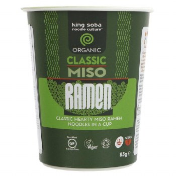 King Soba Organic Classic Miso Ramen 85g