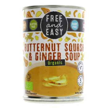Free & Easy Butternut & Ginger Soup