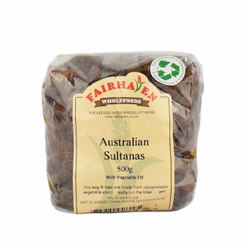 Fairhaven Wholefoods Australian Sultanas 500g