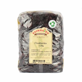 Fairhaven Wholefoods Cranberries 1250g