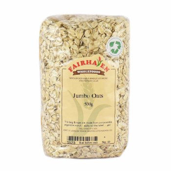 Fairhaven Wholefoods Jumbo Oats 500g