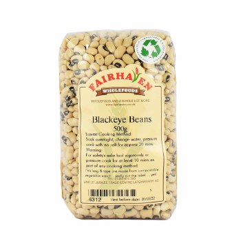 Fairhaven Wholefoods Dry Blackeye Beans 500g