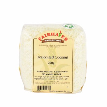 Fairhaven Wholefoods Desiccated Coconut 250g