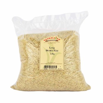 Fairhaven Wholefoods Long Brown Rice  2500g