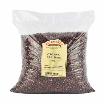 Fairhaven Wholefoods Organic Dry Aduki Beans 2500g