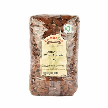 Fairhaven Wholefoods Organic Whole Almonds 1250g