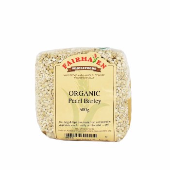 Fairhaven Wholefoods Organic Pearl Barley Grain 500g