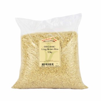 Fairhaven Wholefoods Organic Long Brown Rice 2500g