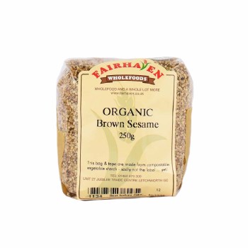 Fairhaven Wholefoods Organic Brown Sesame Seeds 250g