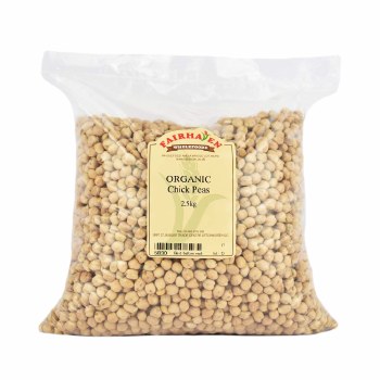 Fairhaven Wholefoods Organic Dry Chickpeas 2500g