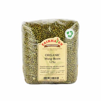 Fairhaven Wholefoods Organic Dry Mung Beans 1250g
