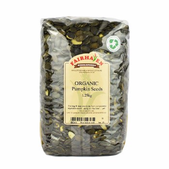 Fairhaven Wholefoods Organic Pumpkin Seeds  1250g