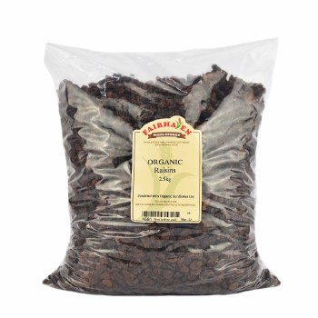 Fairhaven Wholefoods Organic Turkish Raisins 2500g