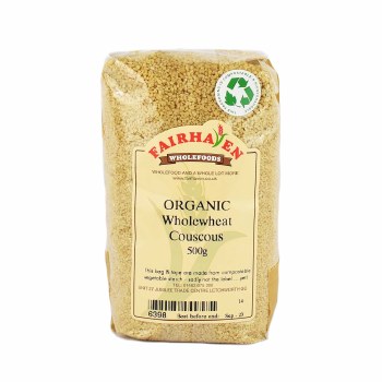 Fairhaven Wholefoods Organic Wholewheat Couscous 500g