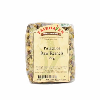 Fairhaven Wholefoods Raw Pistachio Kernels 250g