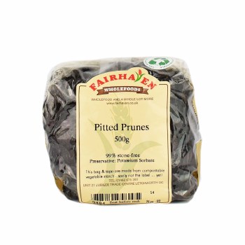 Fairhaven Wholefoods Prunes Pitted 500g