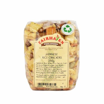 Fairhaven Wholefoods Japanese Rice Crackers 250g