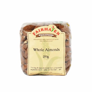 Fairhaven Wholefoods Whole Almonds 250g