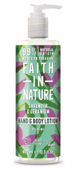 Faith In Nature Lavender Geranium Hand and Body Lotion
