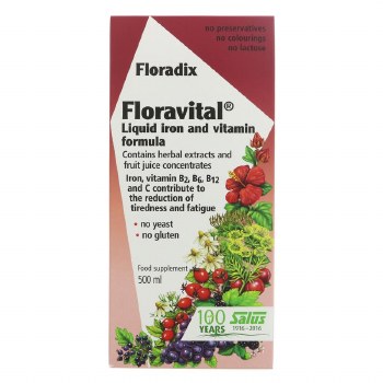 Floradix Yeast free Floravital Formula 500ml