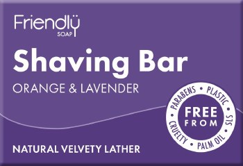 Friendly Soap Shaving Soap Orange and Lavender