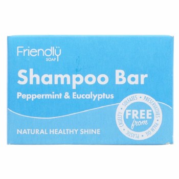 Friendly Shampoo Bar Peppermint & Eucalyptus