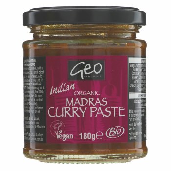 Geo Organics Madras Curry Paste