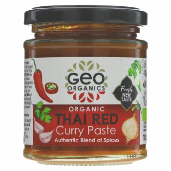 Geo Organics Thai Red Curry Paste 180g