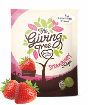 Giving Tree Strawberry Crisps 38g