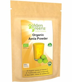 Golden Greens Organic Amla Fruit Powder 200g