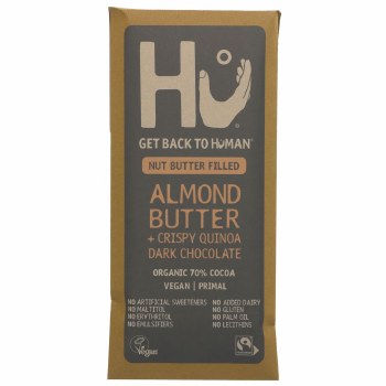 Hu Organic Almond Butter Crispy Quinoa Dark Chocolate