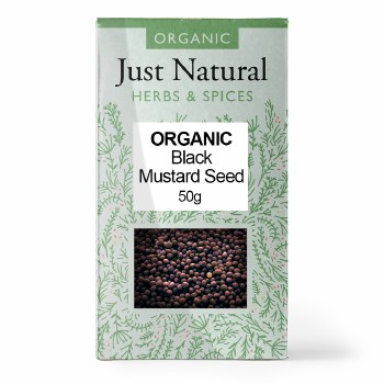 Just Natural Organic Mustard Seed Black