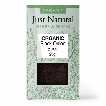 Just Natural Organic Onion Seed Black 25g