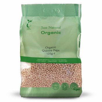 Just Natural Organic Quinoa Pops 125g