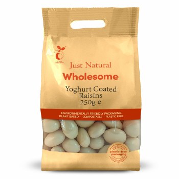 Just Natural Yoghurt Coated Raisins 250g
