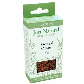 Just Natural Organic Ground Cloves 30g