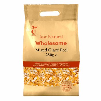 Just Natural Wholesome Mixed Glace Peel